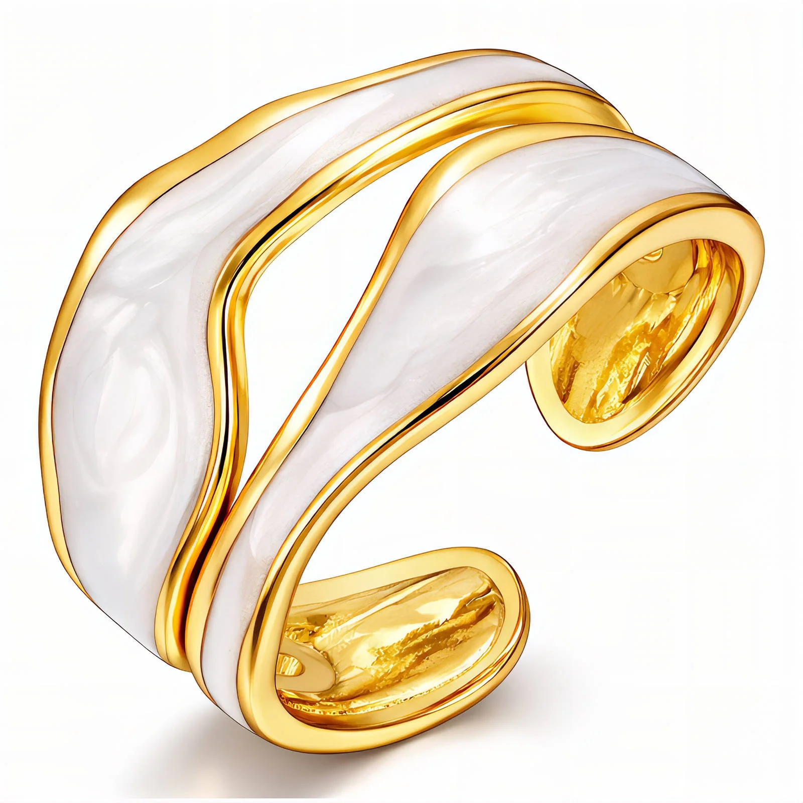 Bague Ajustable Pureté Dorée