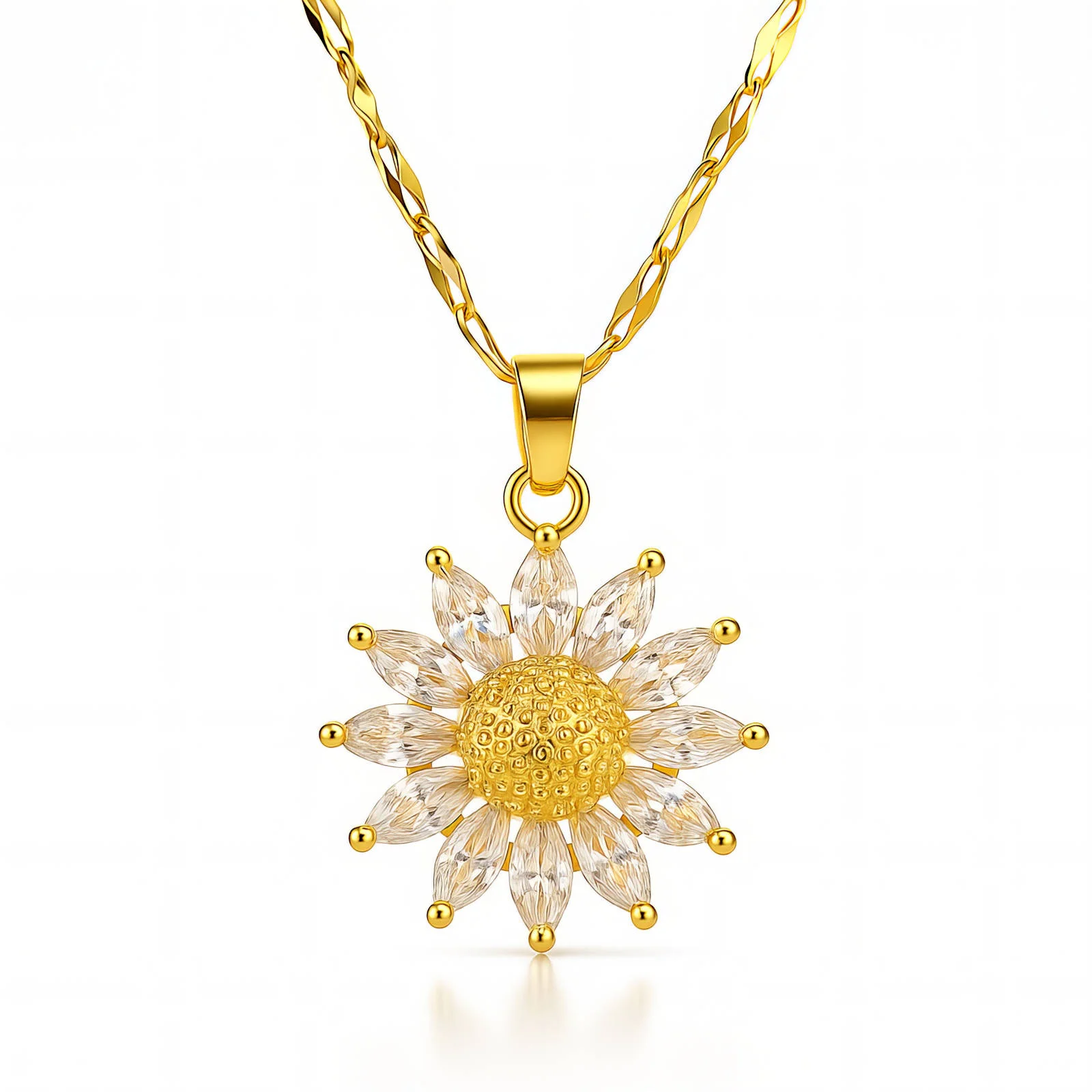 Collier Pendentif Fleur Délicate