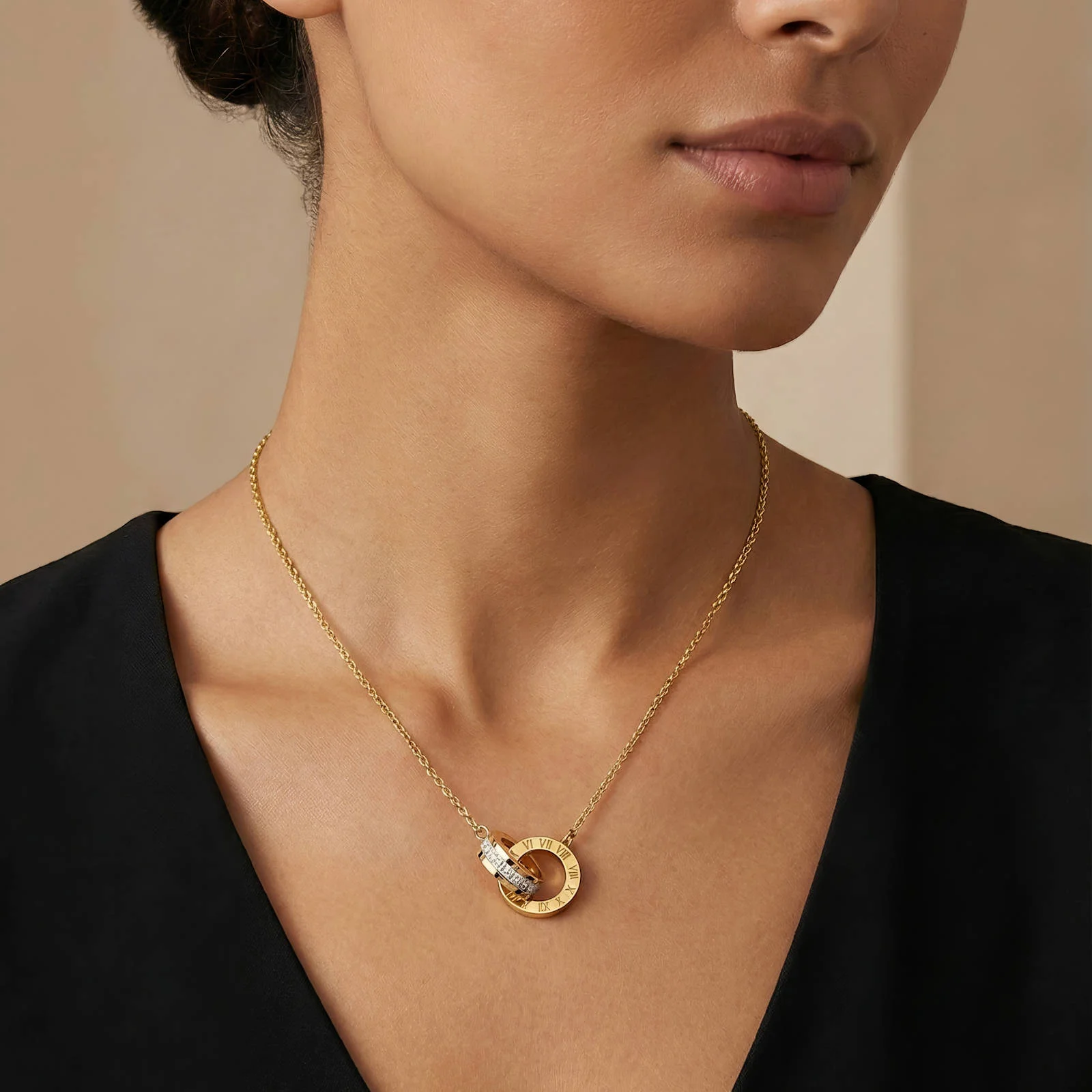 Collier Maillons Élégants Doré