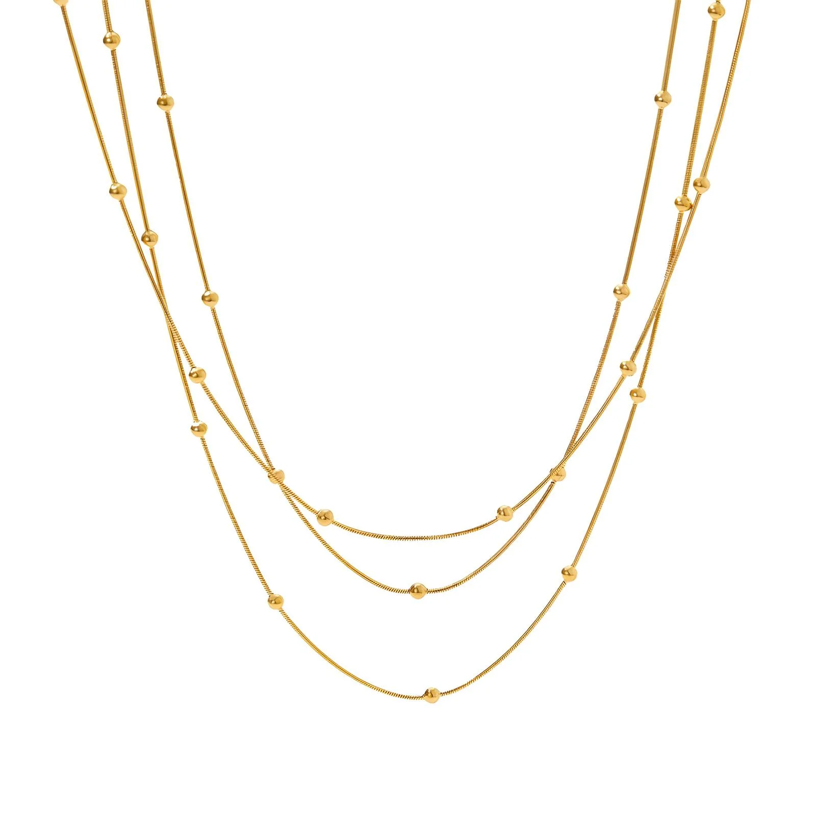 Collier Maillons Élégants Doré