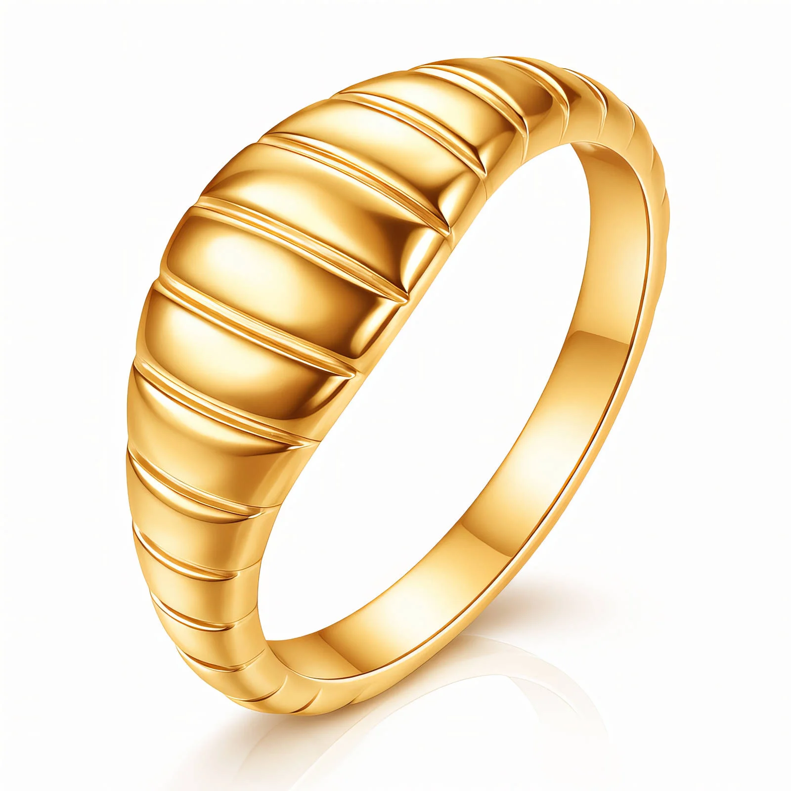 Bague Ajustable Pureté Dorée