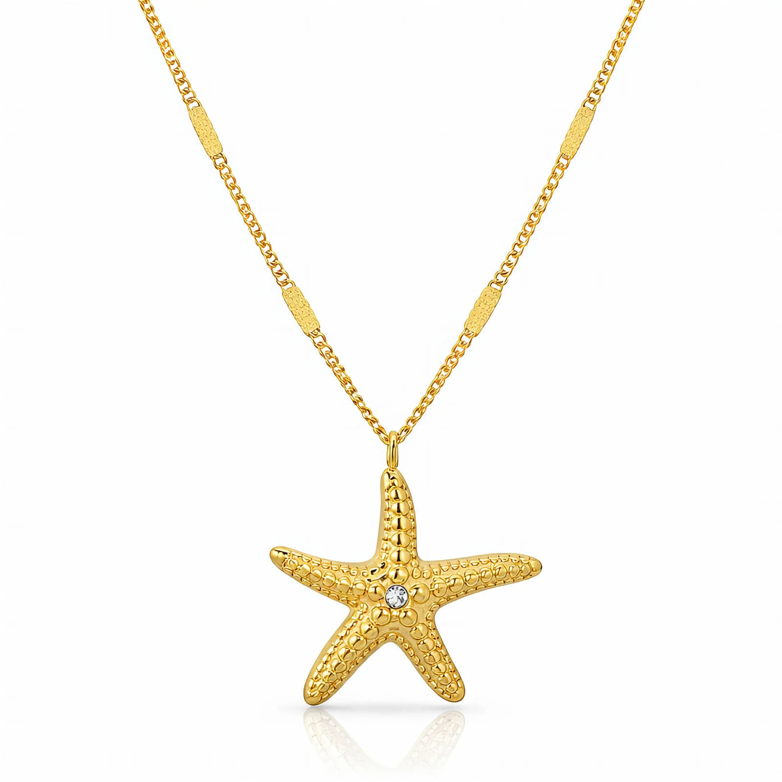 Collier Étoile Marine Scintillante