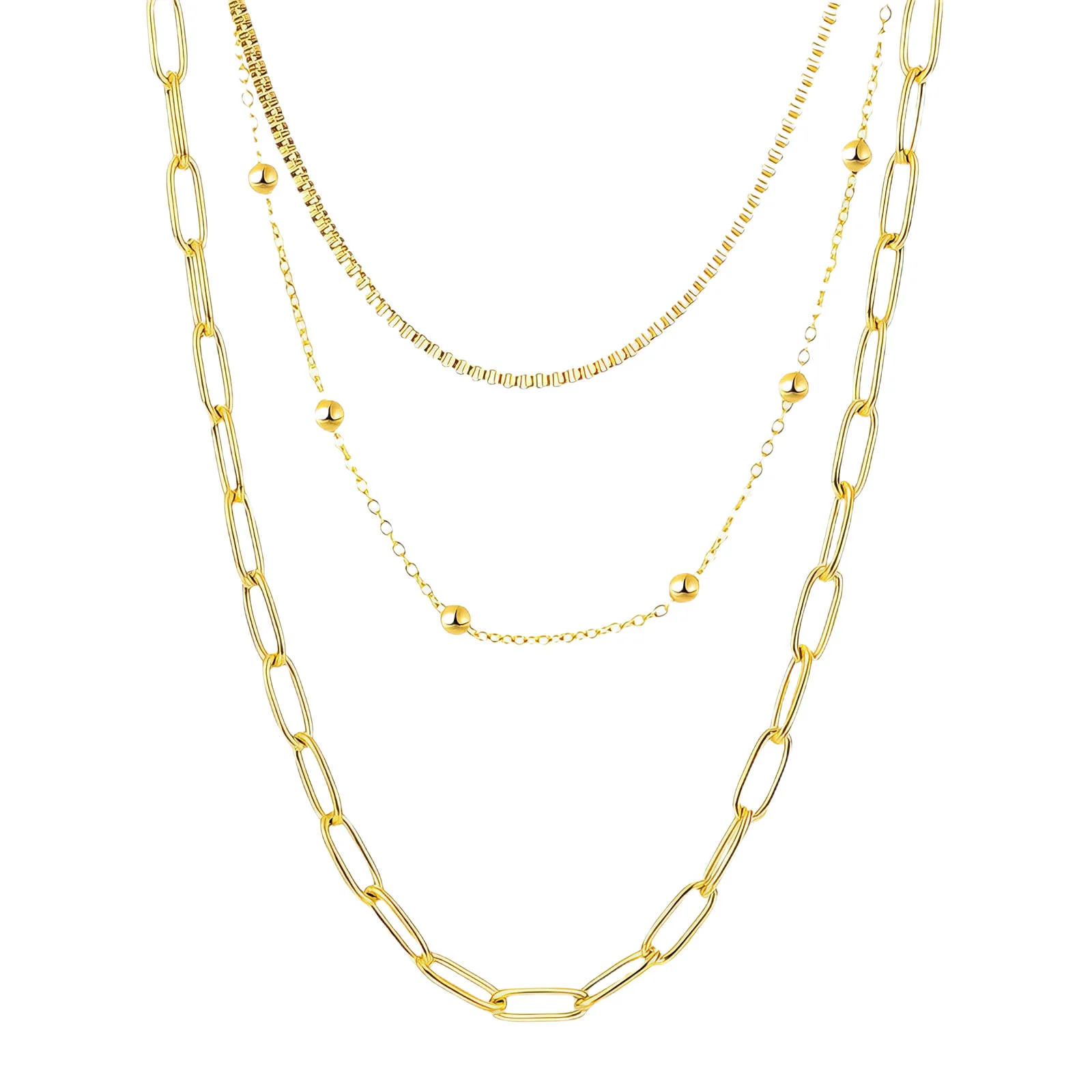 Collier Maillons Élégants Doré