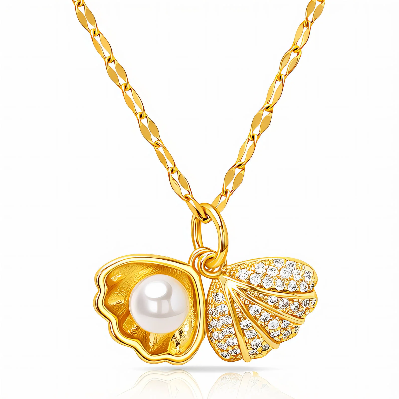 Collier Pendentif Coquillage Marin